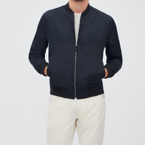 Bonobos | Jackets & Coats | Nwt Bonobos Boulevard Water Repellent Bomber Jacket In Black | Poshmark